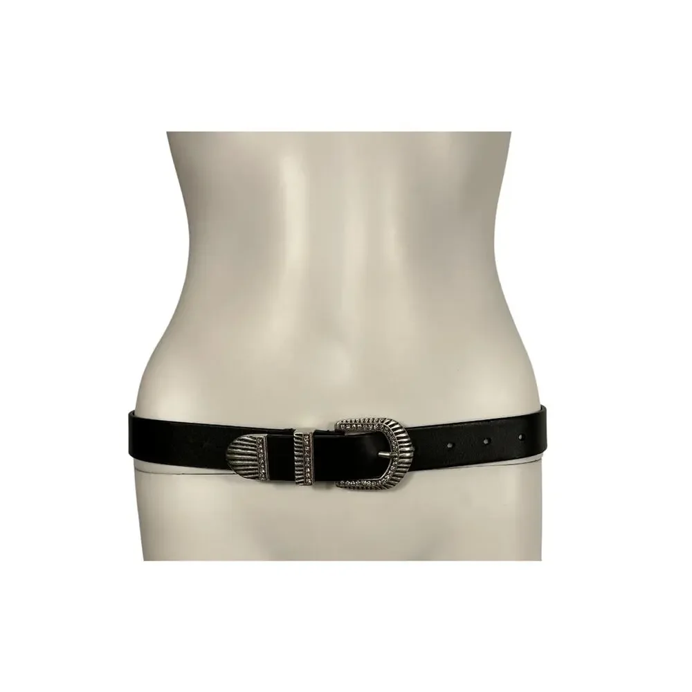 Iro Embellished Black Andily Belt Size 80